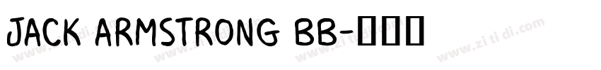 JACK ARMSTRONG BB字体转换